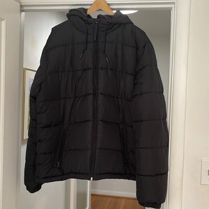Aeropostale black men’s XL puffer coat Down filled